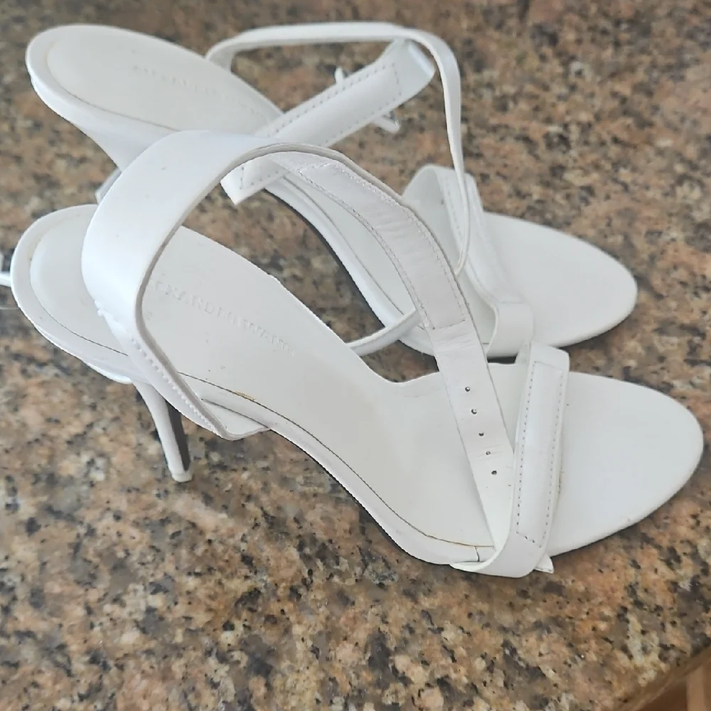 Alexander Wang White Strappy Sandals - Picture 2 of 9